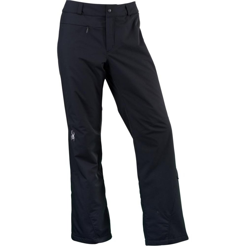 Spyder Winner Insulated Snow Ski Pants Womens Sz 6 Black Pockets 10K Waterproof